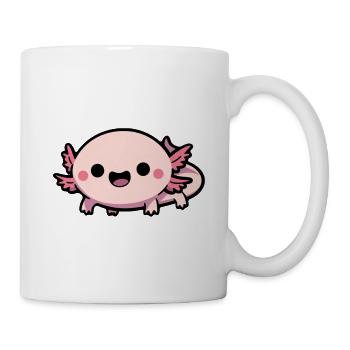 Cute Chibi Axolotl - Mug - white - Right