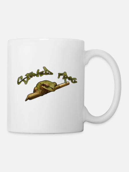 Stoned Frog - Tasse - Weiß