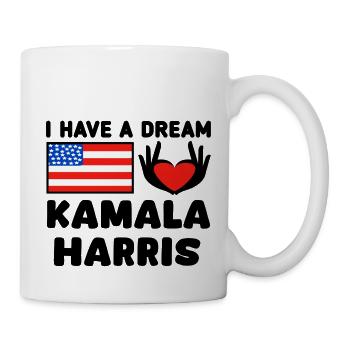 Kamala Harris, présidente de Hearthand - Mug blanc - blanc - Droite