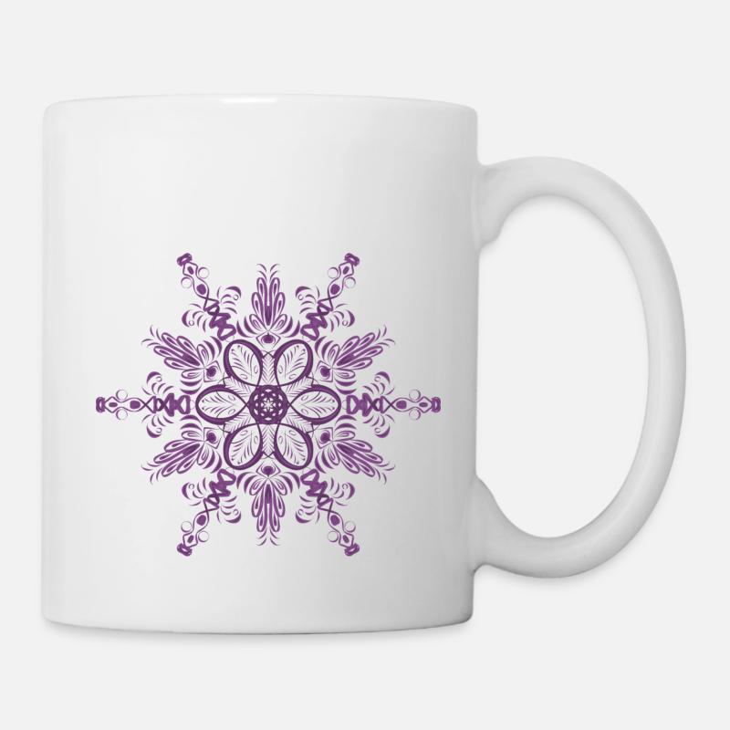 Mandala - Tasse - Weiß