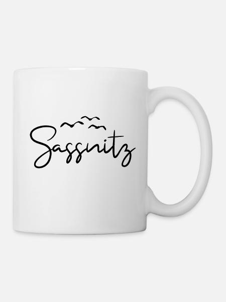 Sassnitz Möwen Rügen Hafenstadt Sassnitz - Tasse - Weiß