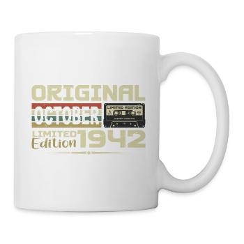 Anniversaire Octobre 1942 Original | Octobre 1942 - Mug blanc - blanc - Droite