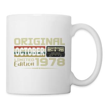 Anniversaire Octobre 1978 Original | Octobre 1978 - Mug blanc - blanc - Droite