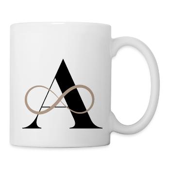 Buchstabe bis unendlich - Tasse - Weiß - Rechts