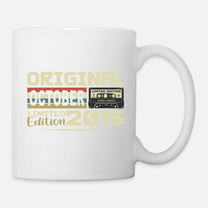 Geburtstag Oktober 2015 Original | Oktober 2015 - Tasse - Weiß