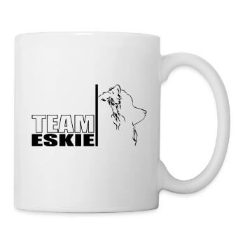 TEAM Eskie Hunde American Eskimo Dog Wilsigns - Tasse - Weiß - Rechts