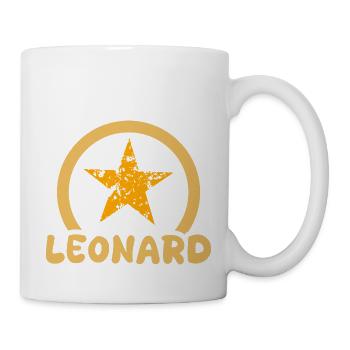 Geschenk für Leonard - Tasse - Weiß - Rechts