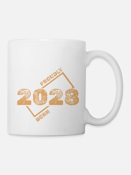 2028 2028 - Tasse - Weiß
