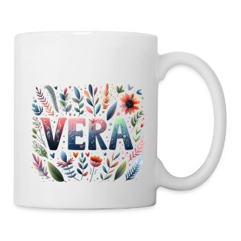 Vera Surname First name Watercolor - Mug - white - Right