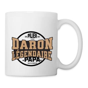 Die "Legendäre Säule Daron: Familie" - Tasse - Weiß - Rechts