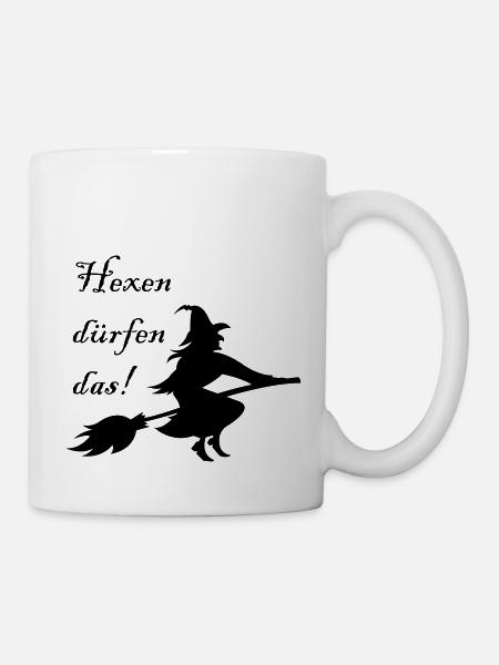 hexen dürfen das - Tasse - Weiß