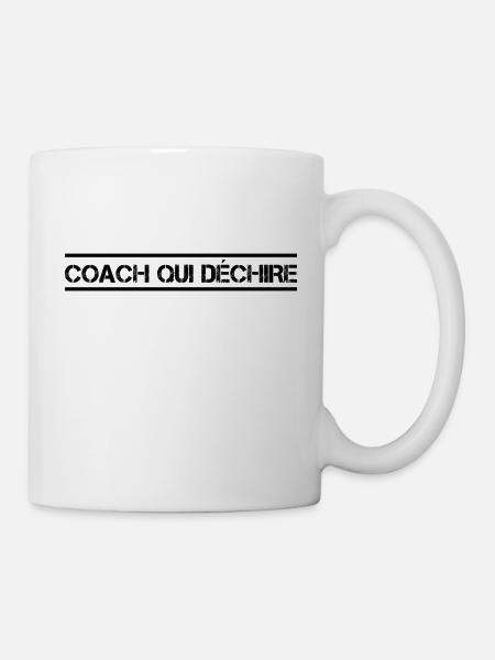 Coach Qui Déchire - Mug blanc - blanc