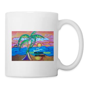 Sichern Sie sich Ihren glücklichen Moment! - Tasse - Weiß - Rechts