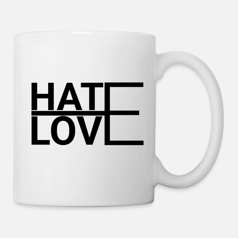 Hate Love - Mug - white