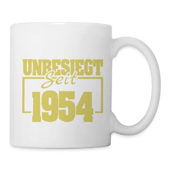depuis 1954 - Mug blanc - blanc - Droite