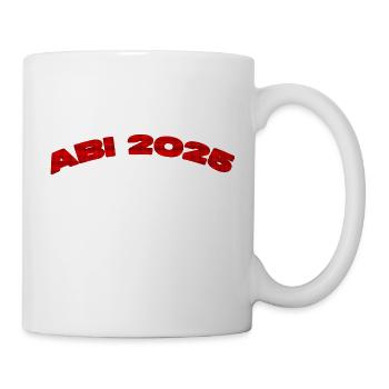 ABI 2025 – Nous allons nous laisser aller ! 🎉 - Mug blanc - blanc - Droite