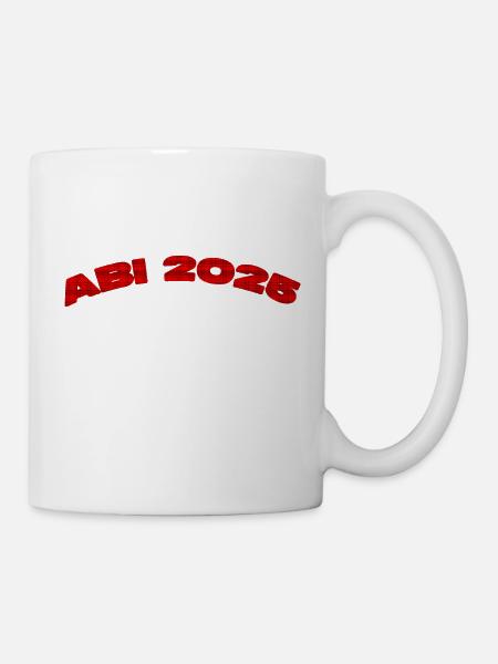 ABI 2025 – Wir lassen es krachen! 🎉 - Tasse - Weiß