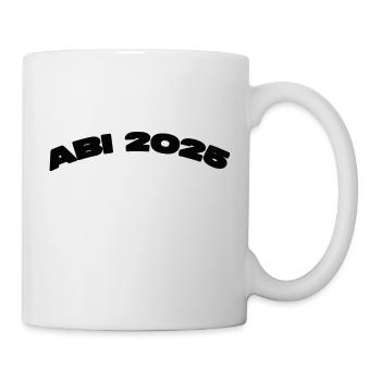 ABI 2025 – Wir lassen’s krachen! 🎉 - Tasse - Weiß - Rechts