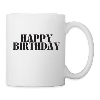 Bon anniversaire - Mug blanc - blanc - Droite