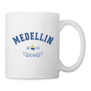 Medellin Colombia 91 Vintage - Tasse - Weiß - Rechts