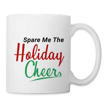 Épargnez-moi la joie des fêtes - Mug blanc - blanc - Droite
