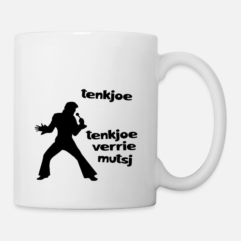 tenkjoe verrie mutsj - Tasse - Weiß