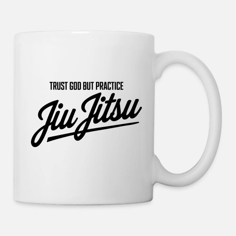 Expérience de la discipline en grappling - Mug blanc - blanc
