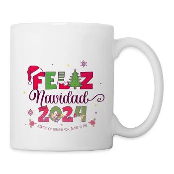 Noël Père Noël 2024 2025 film vacances famille xms - Mug blanc - blanc - Droite