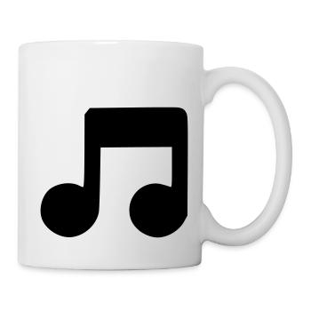 Musiknote - Tasse - Weiß - Rechts