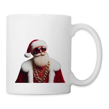 Père noel Encore Plus Chic et Étincelant - Mug blanc - blanc - Droite