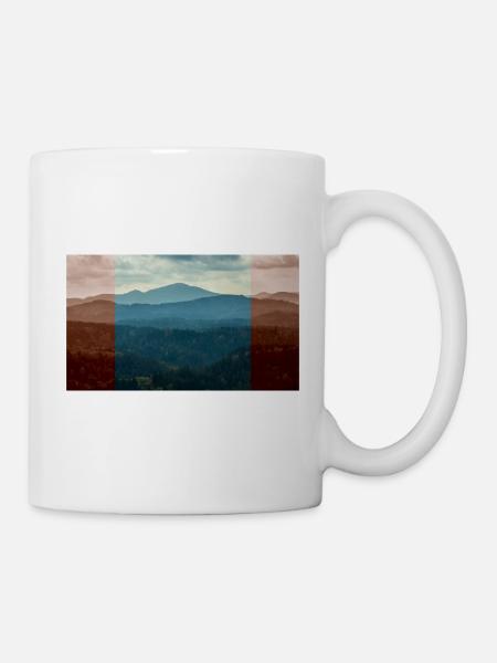 Écoutez, quand la montagne vous appelle - Mug blanc - blanc