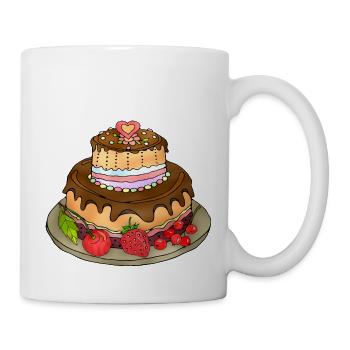 Cake - Mug - white - Right