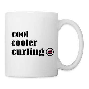 curling eisstockschießen curler curlingsaison - Mug - white - Right