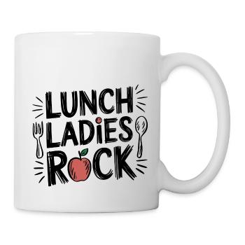 Humor für Lunch Ladies - Tasse - Weiß - Rechts