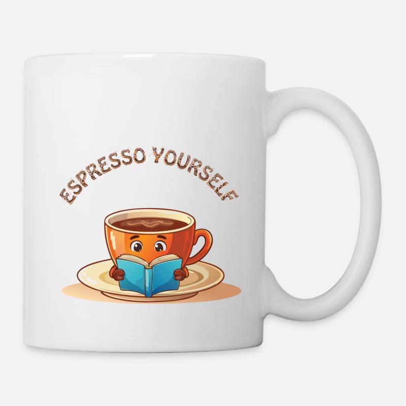Espresso yourself - Mug blanc - blanc