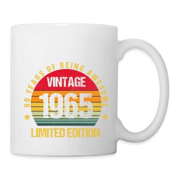60 Jahre Großartig sein 1965 60. Geburtstag - Tasse - Weiß - Rechts