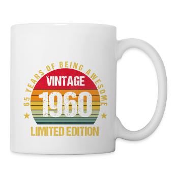 65 Years Old Of Being Awesome 1960 65th Birthday - Mug - white - Right