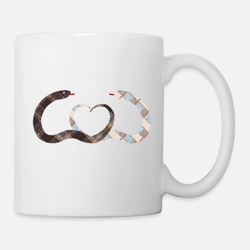Couple de serpents - Mug blanc - blanc