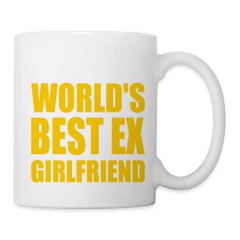 world's best ex girlfriend - Mug - white - Right