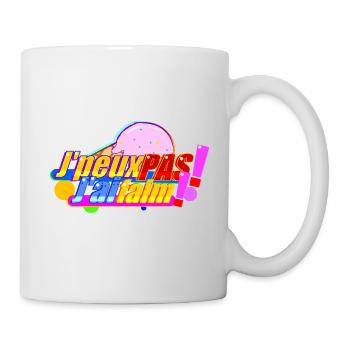 J'peux pas j'ai faim ! - Mug blanc - blanc - Droite