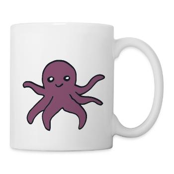 oktopus - Tasse - Weiß - Rechts