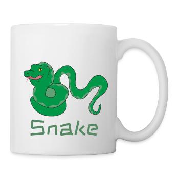 Serpent - Mug blanc - blanc - Droite