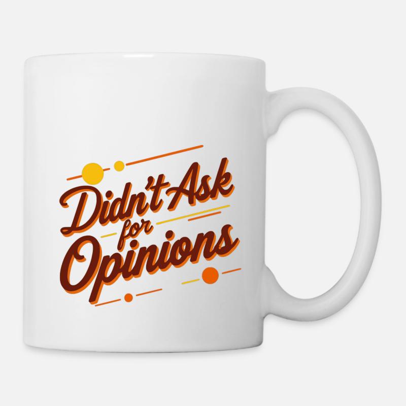 N’a pas demandé - Mug blanc - blanc