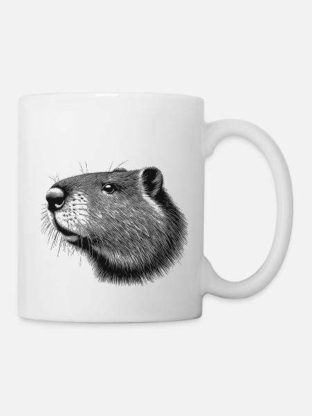 Biber - Tasse - Weiß