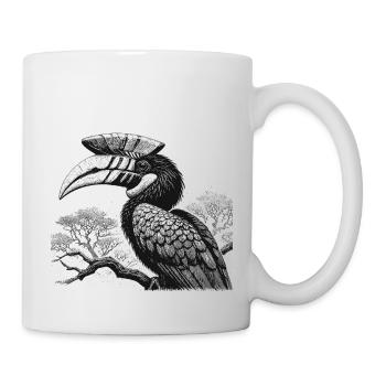 Nashornvögel - Tasse - Weiß - Rechts