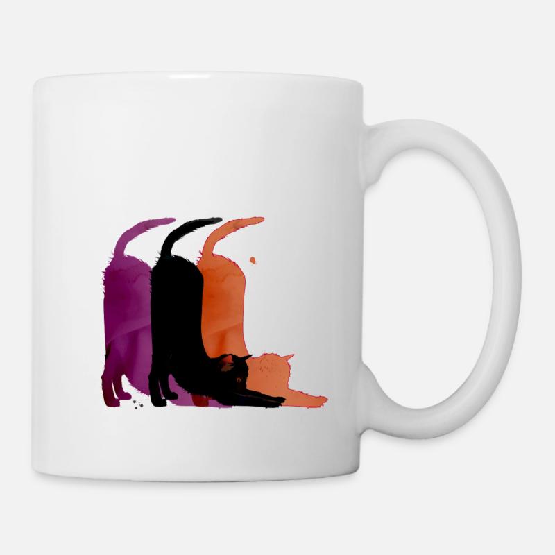 Chat - Mug blanc - blanc