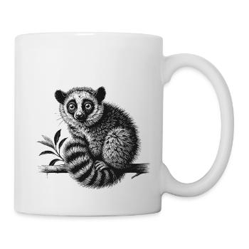 Lémuriens - Mug blanc - blanc - Droite
