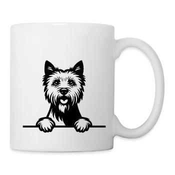 Norwich Terrier - Mug blanc - blanc - Droite