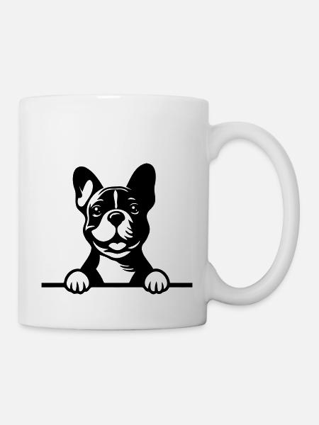Frenchie - Tasse - Weiß