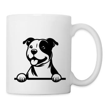 Staffordshire Bull Terrier - Mug blanc - blanc - Droite